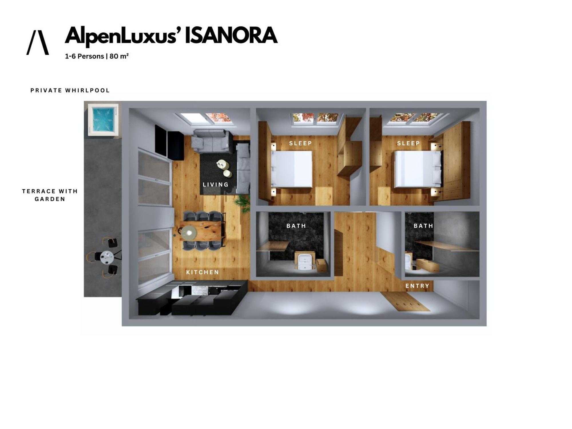 Isanora - Garden & Private Whirlpool By Alpenluxus Appartements Fügen Exterior foto